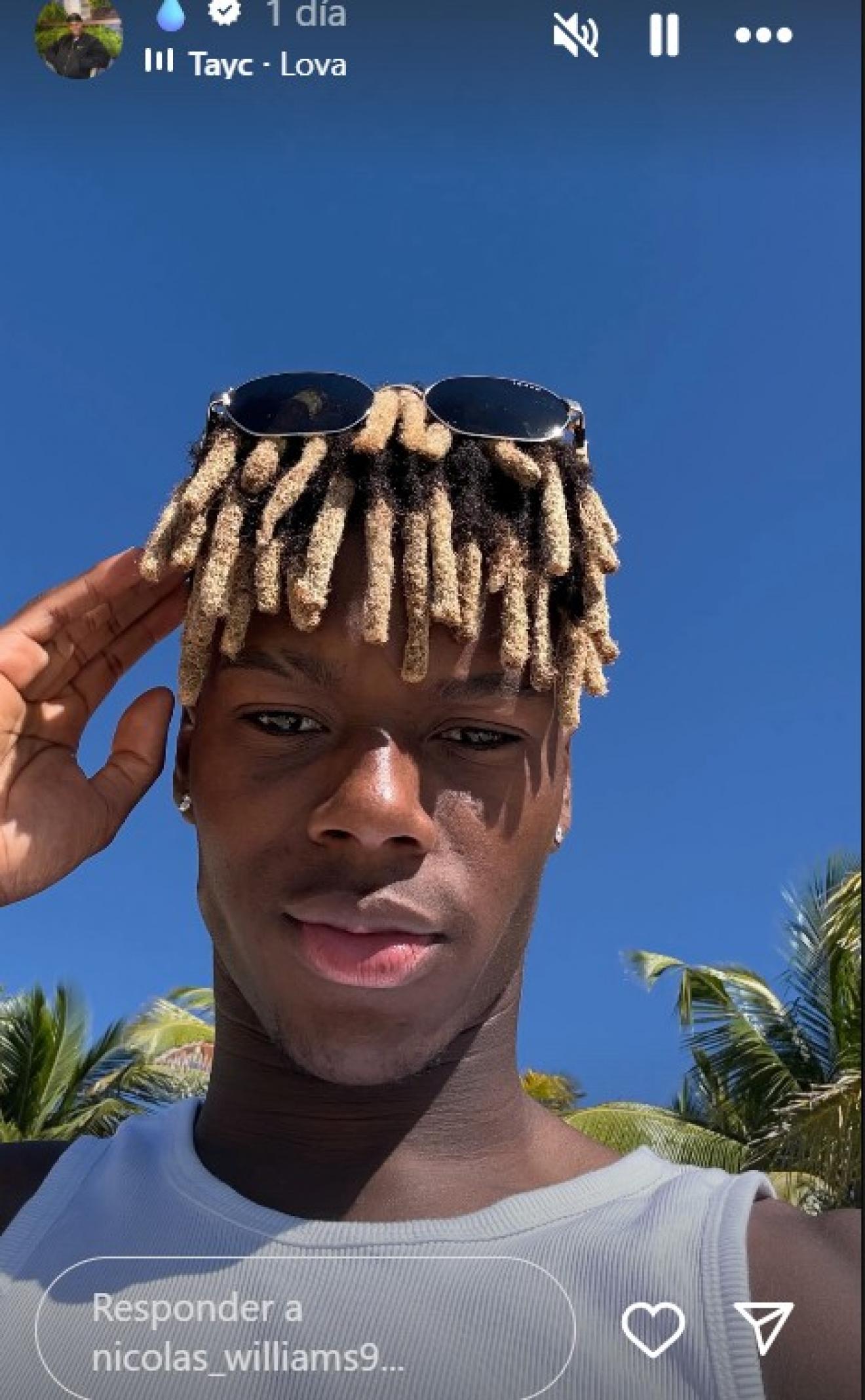 Nico Williams on vacation