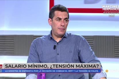 Antonio Naranjo estalla contra Ramón Espinar tras llamarle “terrorista de  tertulias”: “Por respeto, no me levanto y me voy”
