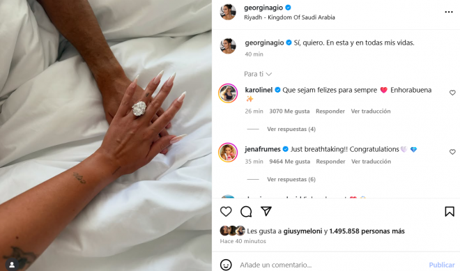 �Cristiano Ronaldo se casa con Georgina Rodr�guez! CR7 y un espectacular anillo para pedirle matrimonio