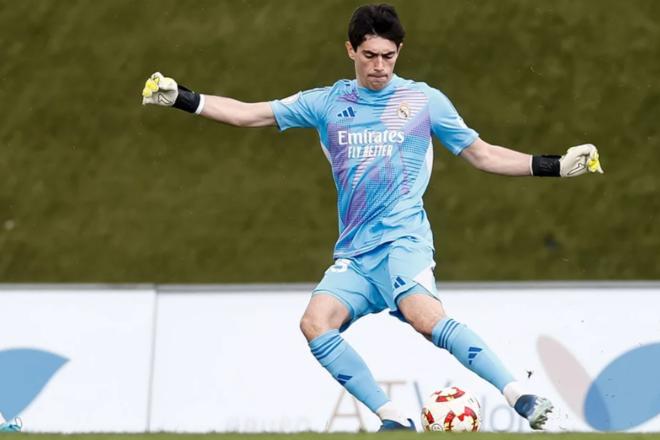 Mario de Luis in action for Real Madrid Castilla
