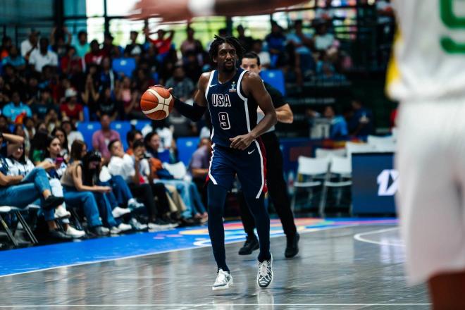 Langston Galloway in action for the USA.