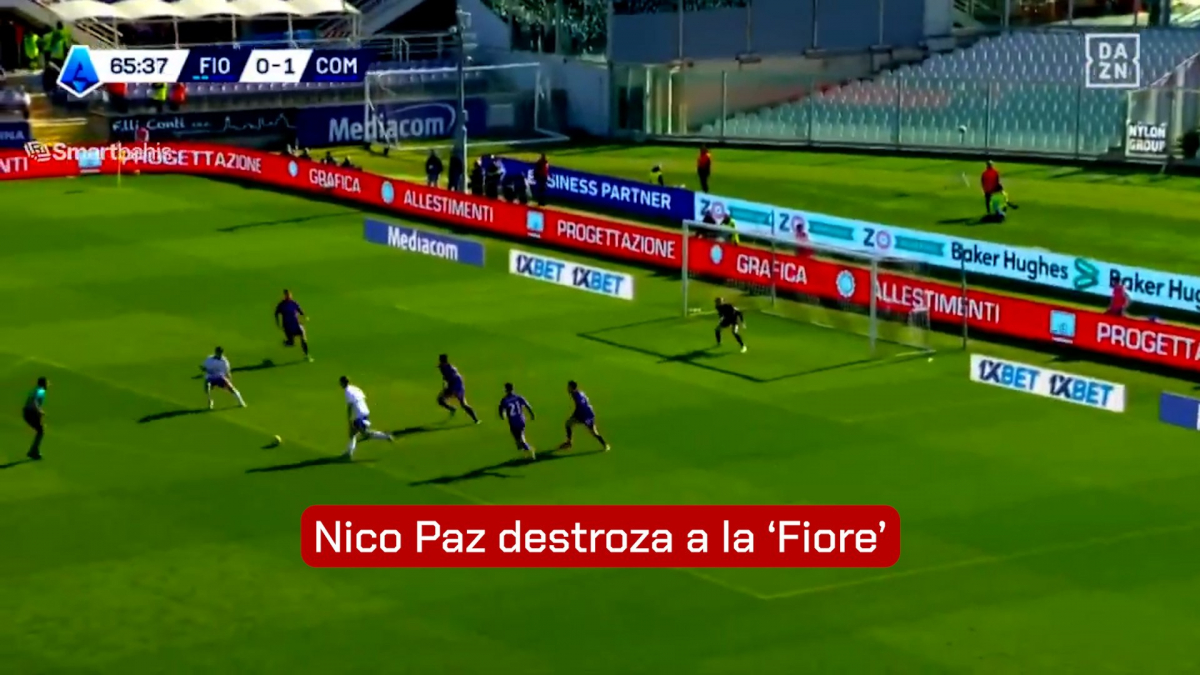 Nico Paz destroza a la 'Fiore'
