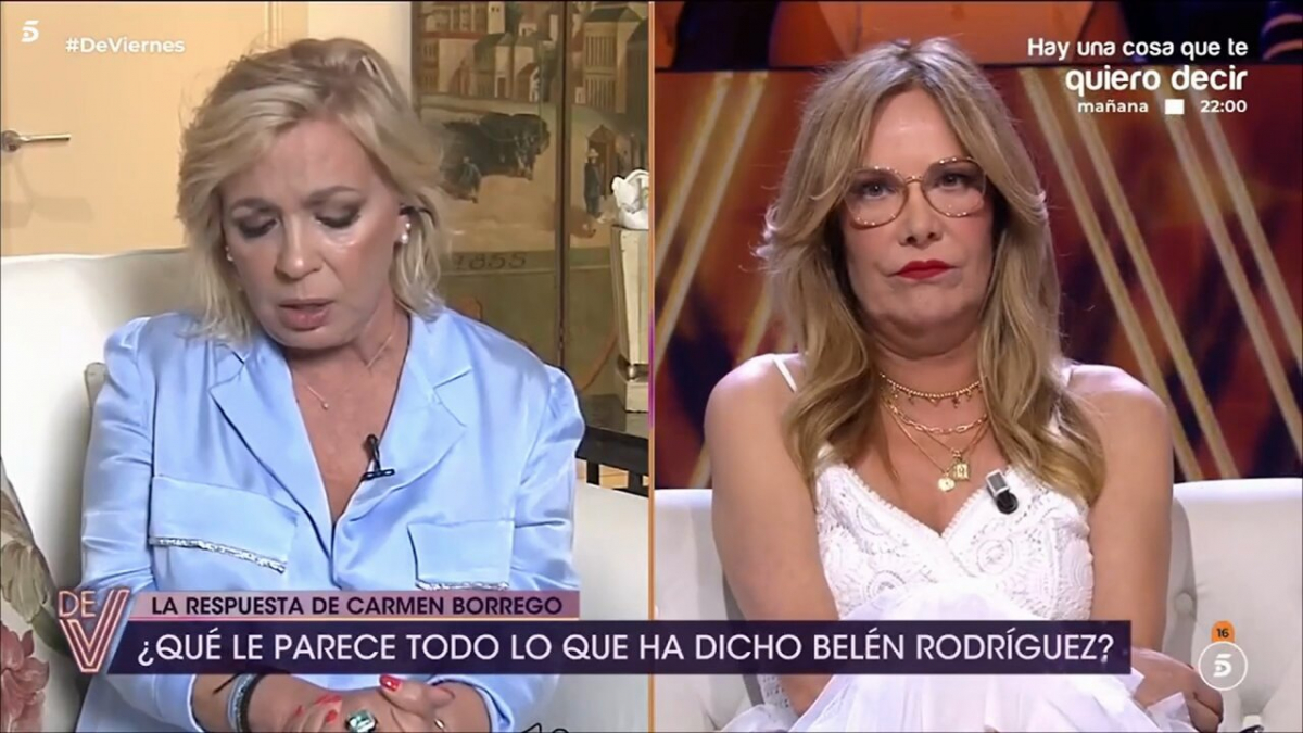 Belén Rodríguez arremete contra Terelu y 'Sálvame': "Fue cómplice necesaria  a la hora de vulnerar mi intimidad y participar en ese acoso"