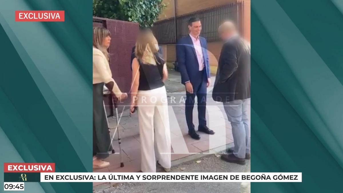 El programa de Ana Rosa' desvela unas imágenes donde puede verse a Begoña  Gómez en muletas