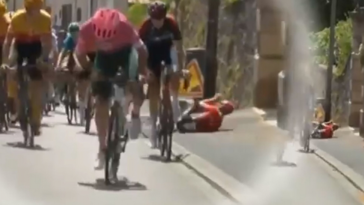 La dolorosa caída de Nairo Quintana en Occitania