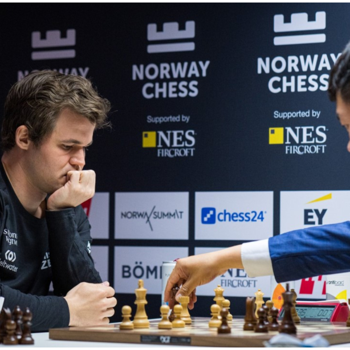 Carlsen - Radjabov, en la 3ª jornada del Norway Chess