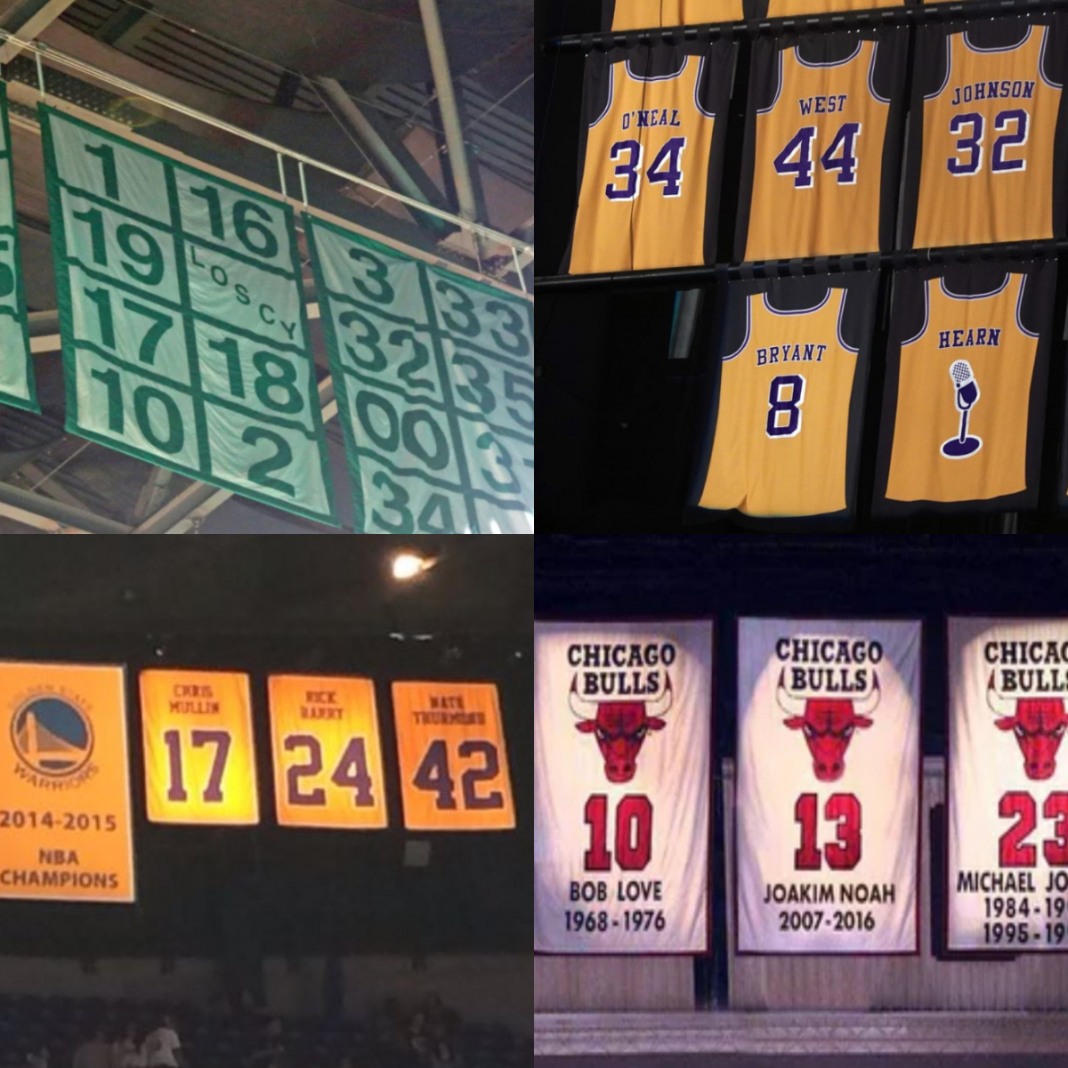 Retirada de camisetas NBA Los dos numeros de Kobe la de Jordan en Miami sin jugar. y otras curiosidades Marca