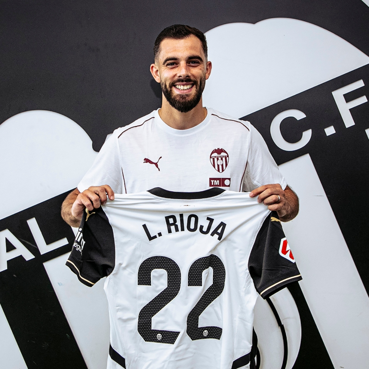 Camiseta Valencia CF 2024-2025 blanco rioja