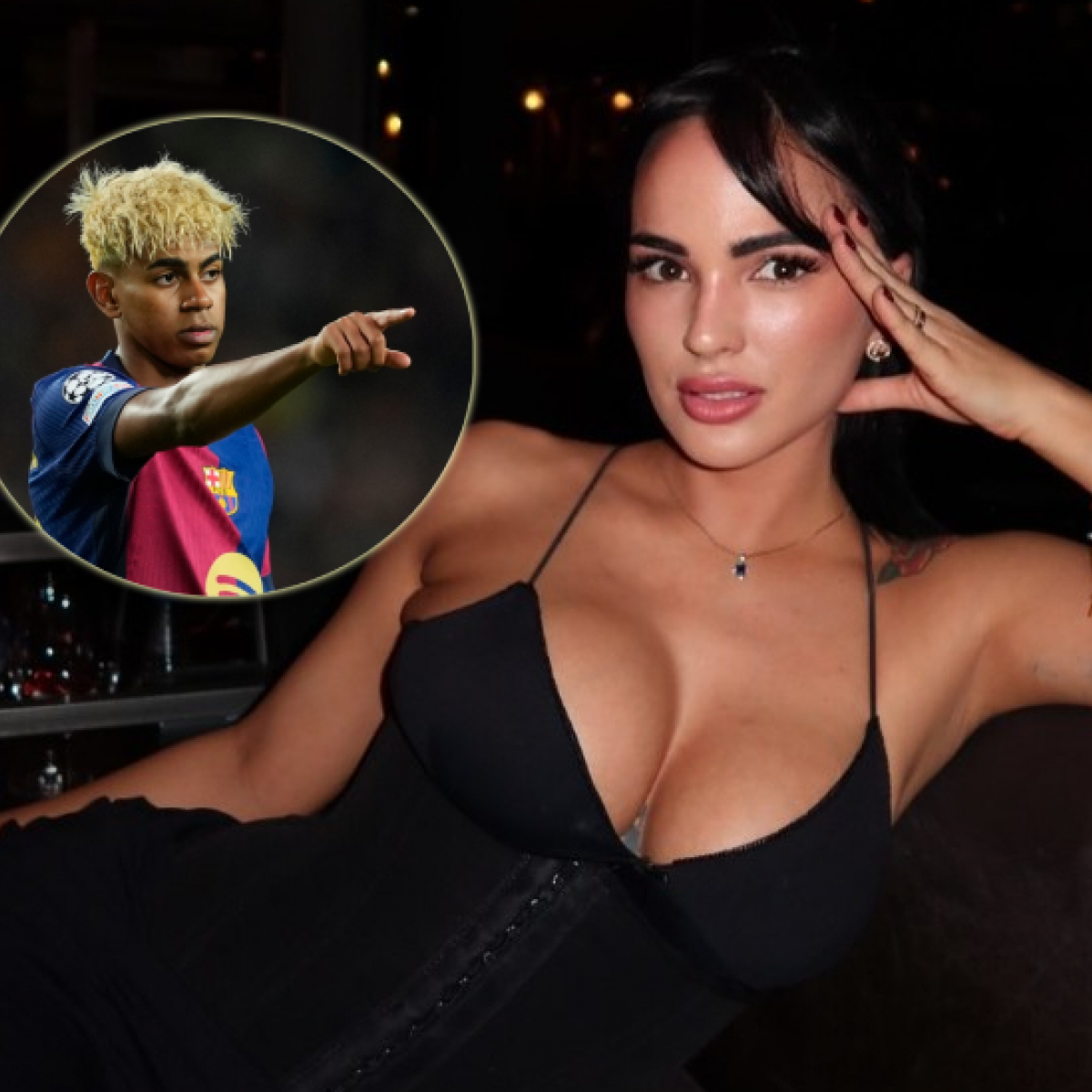 Claudia Bavel desmiente a Lamine Yamal: "Me escribió amenazándome que no contara nada"