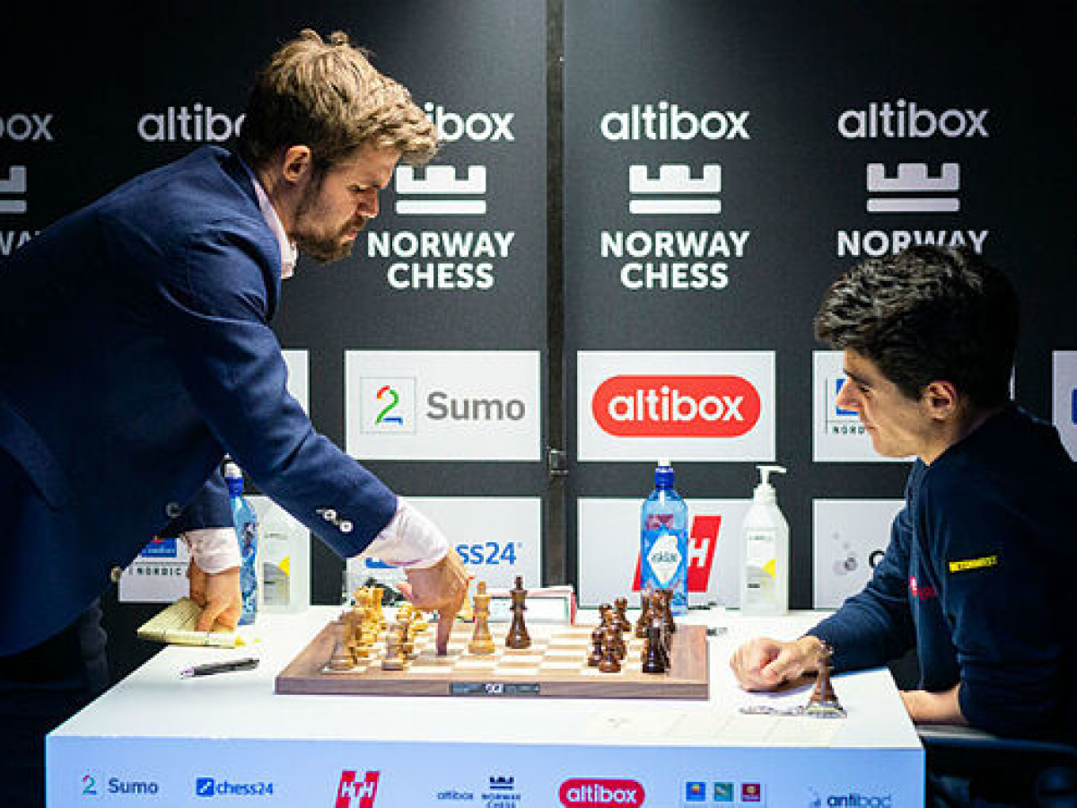 Carlsen - Tari, así fue la jornada 8 del Altibox Norway Chess