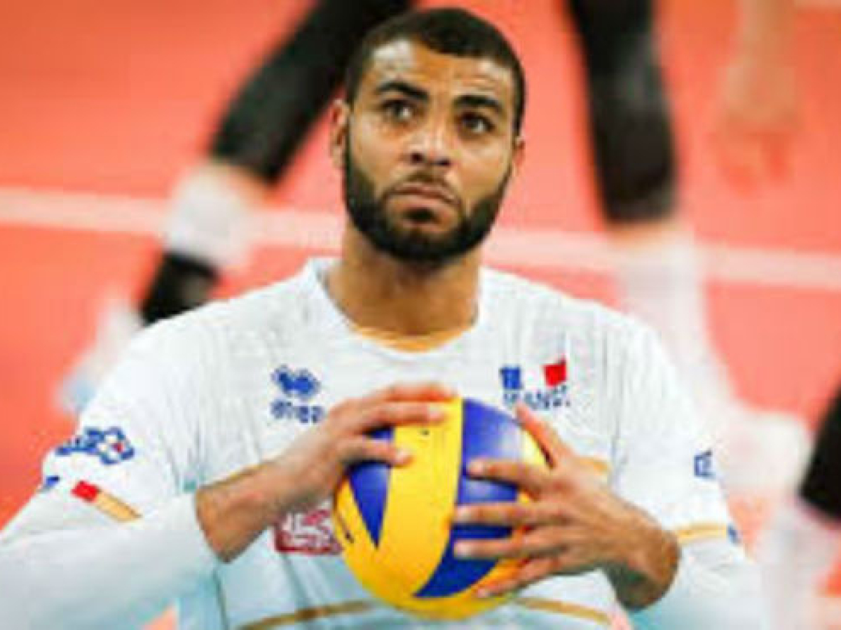 Ngapeth, craque francês de vôlei, está com coronavírus