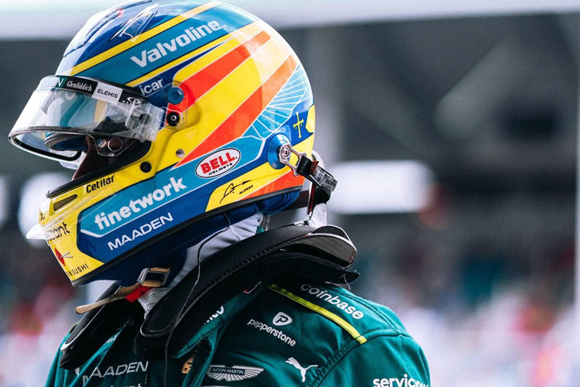 Alonso, en un Gran Premio de esta temporada.