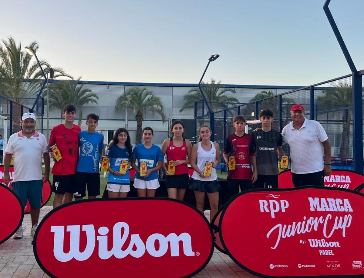 Éxito del RPP - MARCA Junior Cup Sub16 by Wilson Padel en el Bela Padel Center de Alicante