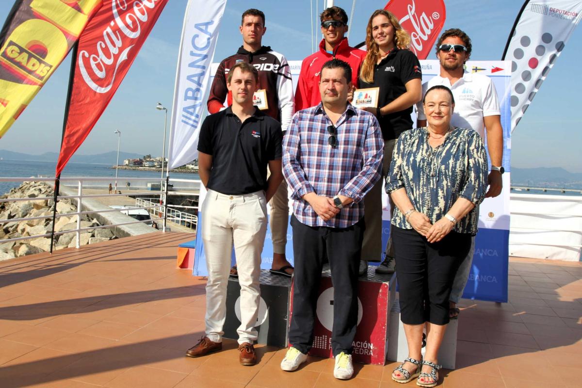 Baltasar, Aranzueque y Lamadrid, podio de la Copa de España iQFoil-Semana Abanca