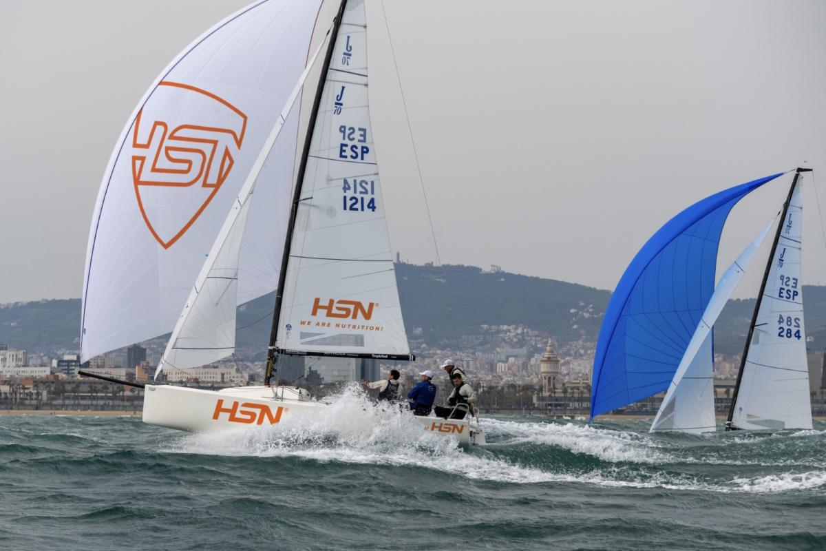 El nuevo HSN Sailing Team iza las velas en la flota de J70