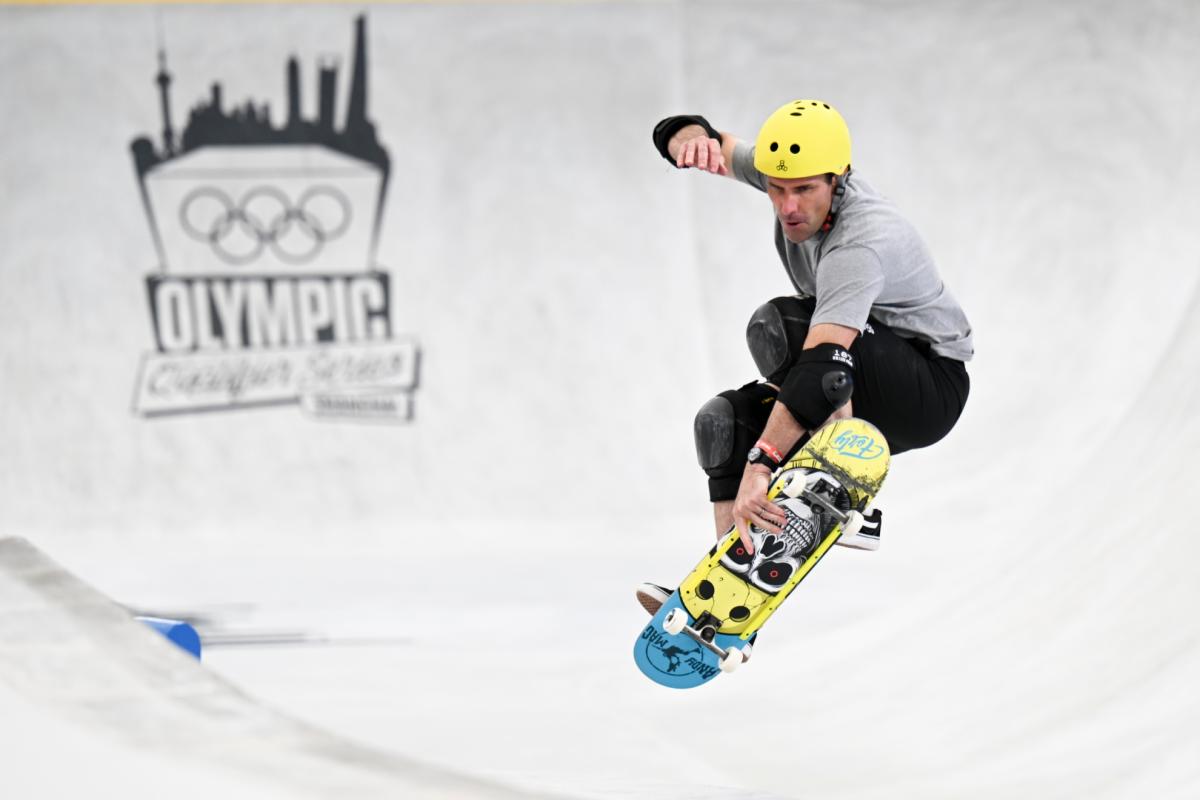 Andy Macdonald, el 'abuelo' del skate de 50 años, estará en París en el ...