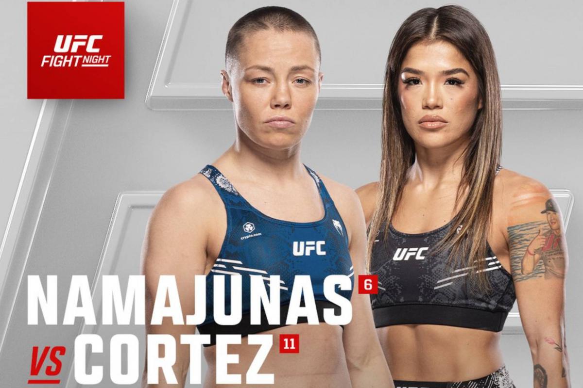 Dónde ver UFC Fight Night: Namajunas vs Cortez, hora y cartelera