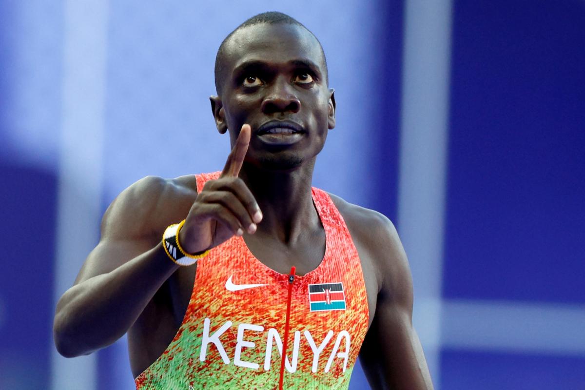 Wanyonyi logra otra marca histórica en 800 y acecha el récord de Rudisha