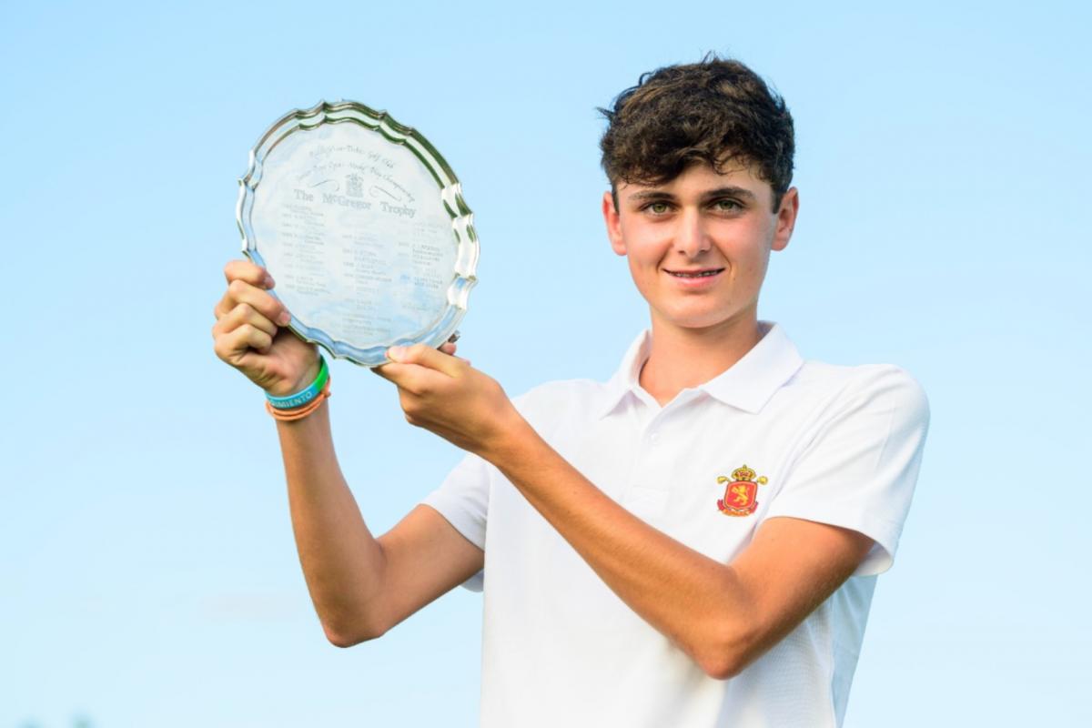 Yago Horno, golfista a seguir en los Internacionales sub 18 en Pula