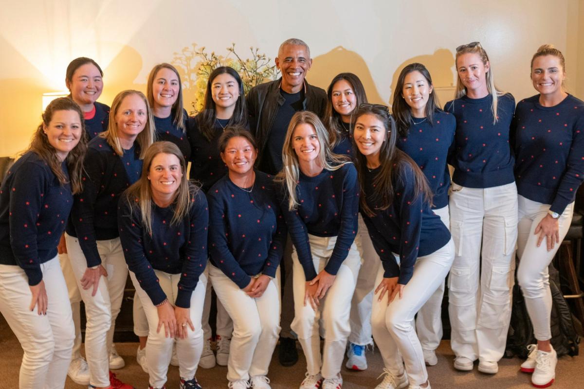 Barak Obama, el presidente de la Solheim Cup y su vínculo con Allisen Corpuz