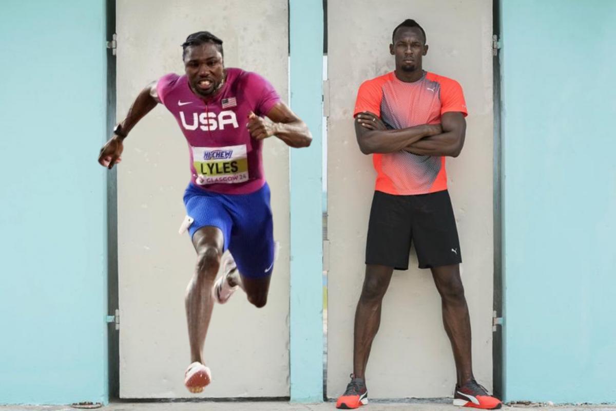 Un superordenador simula en 3D cómo sería un enfrentamiento entre Noah Lyles y Usain Bolt