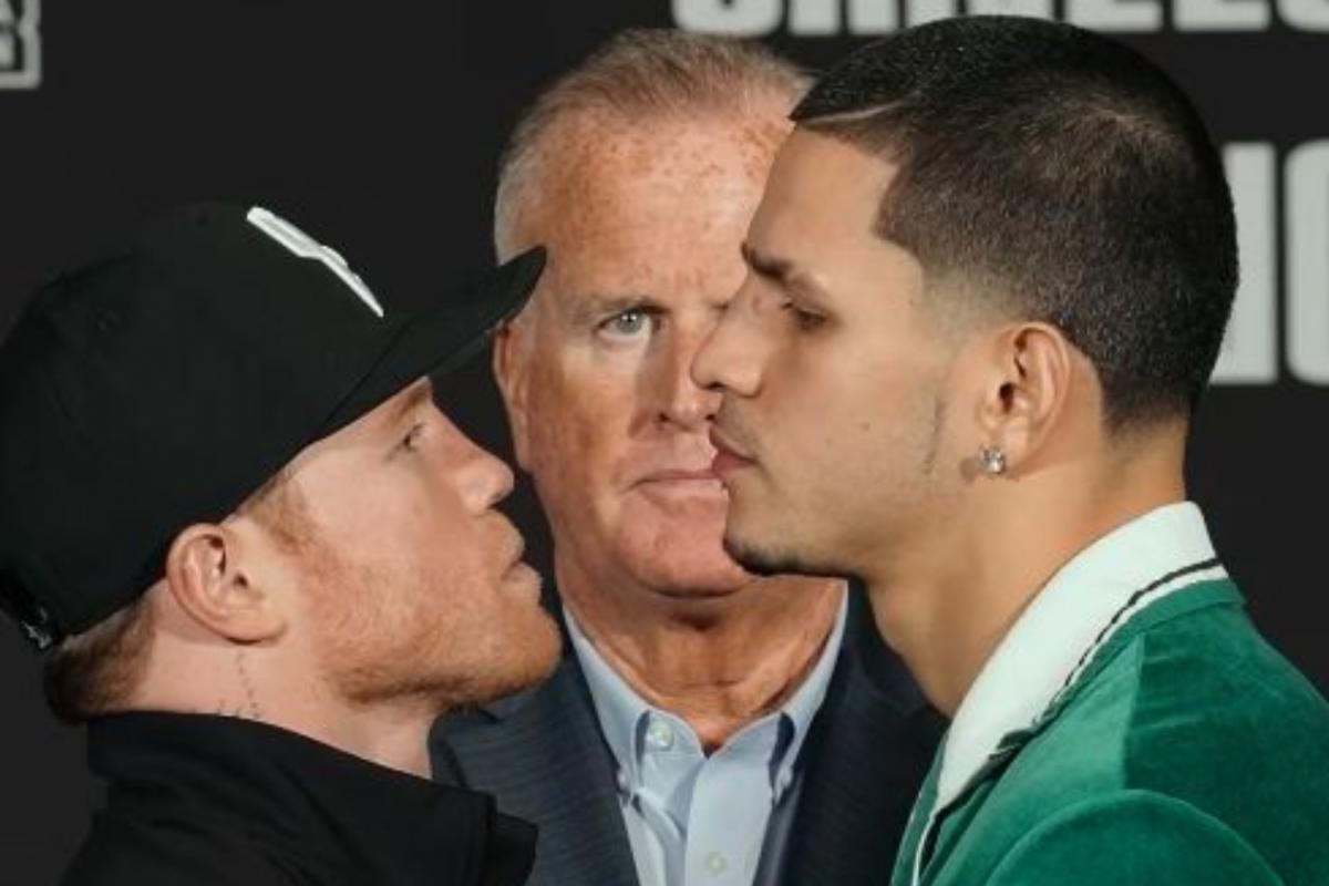 Canelo y Berlanga, ceremonia del pesaje en directo