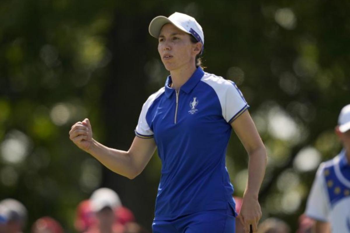 Carlota Ciganda sostiene a Europa en la Solheim Cup