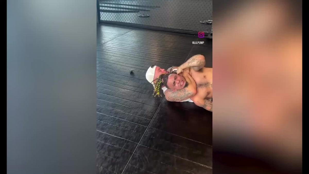 Colby Covington estrangula a Lil Pump: el luchador asfixia al rapero hasta dejarlo inconsciente