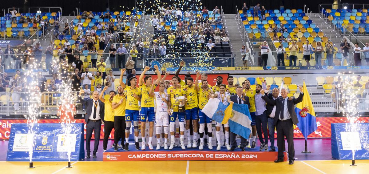 Guaguas sedang mengerjakan pekerjaan rumahnya untuk menjadi juara Piala Super Spanyol