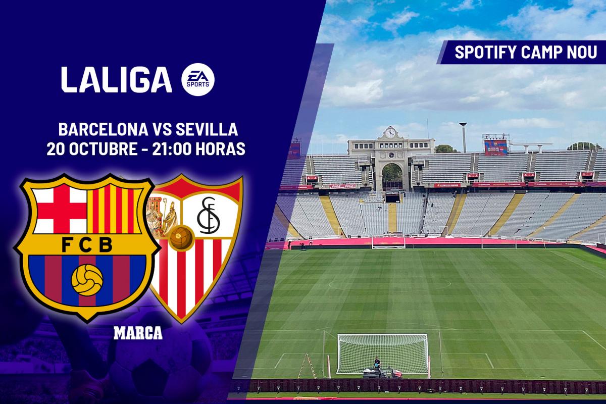 Barcelona Sevilla horario y dónde ver en TV el partido de la Liga EA