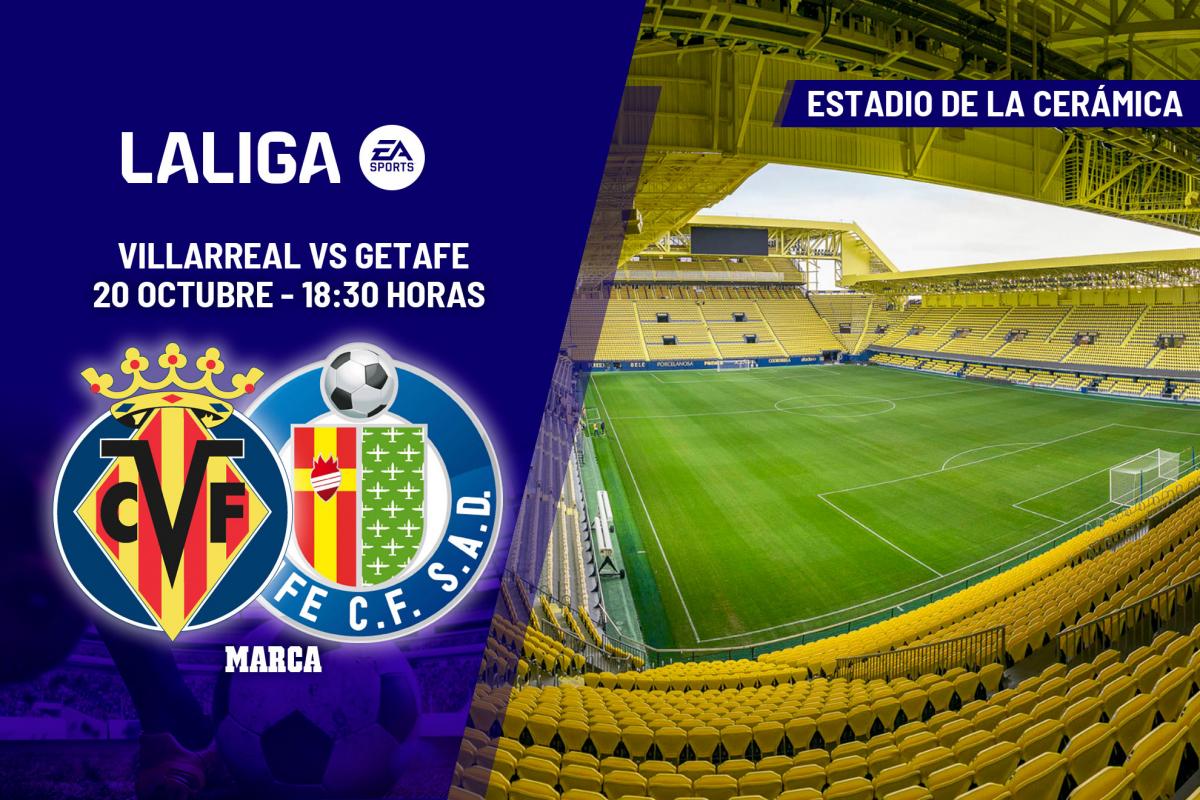 Villarreal Getafe horario y dónde ver en TV el partido de LaLiga EA