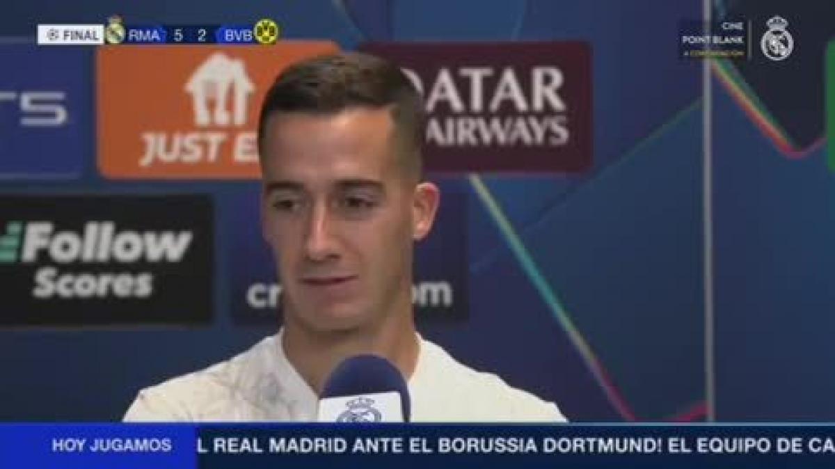 Lucas Vázquez: &quot;La segunda parte de Vinícius es para ponérsela a todos los niños&quot;