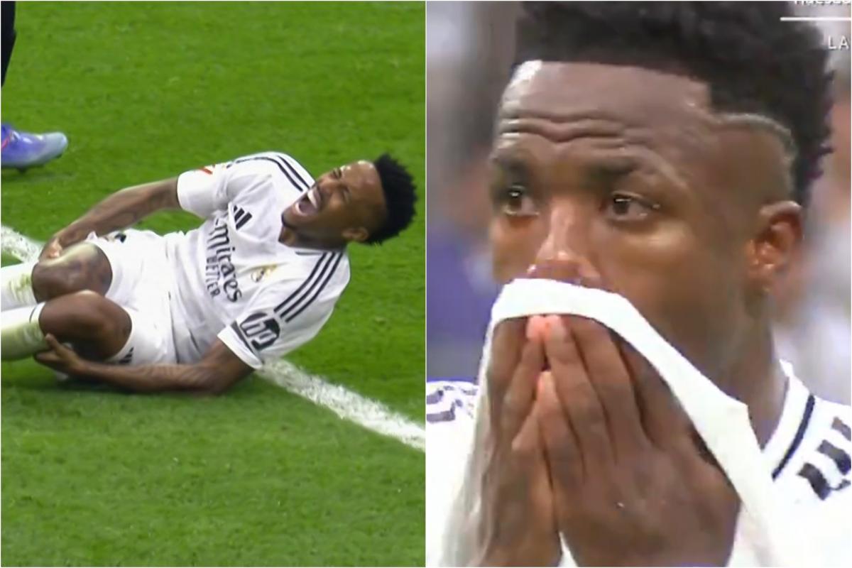 Real Madrid: shocking sight: this is how striker Vinicius cried in the face of Militao’s serious injury