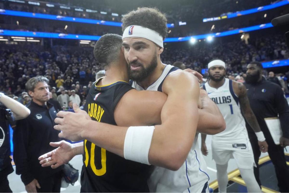 Doncic no impide a Curry arruinar el homenaje a su &#39;bro&#39; Klay Thompson