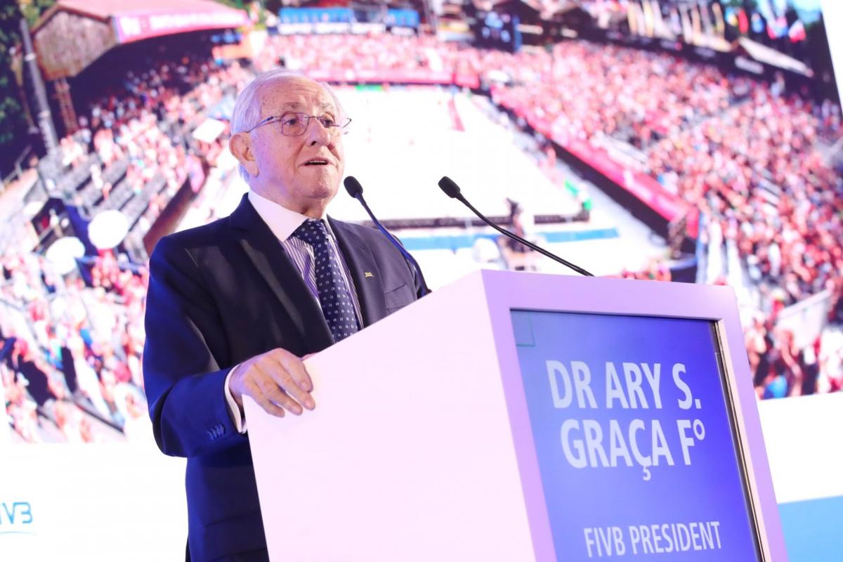 FIVB President Ary Graça says goodbye after 12 years: “Volleyball will soon enter a new chapter”