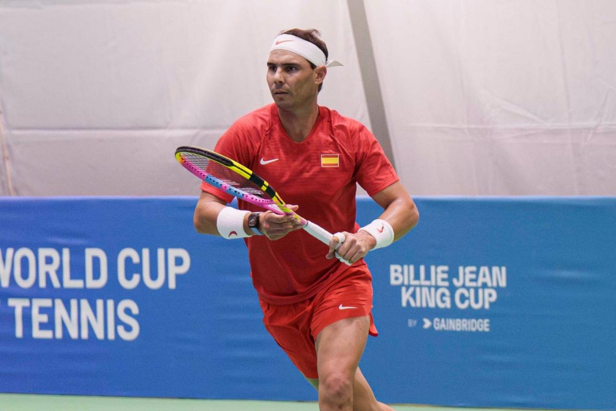 Rafa Nadal se entrenó a buen nivel en la &quot;pista rápida&quot; del Carpena