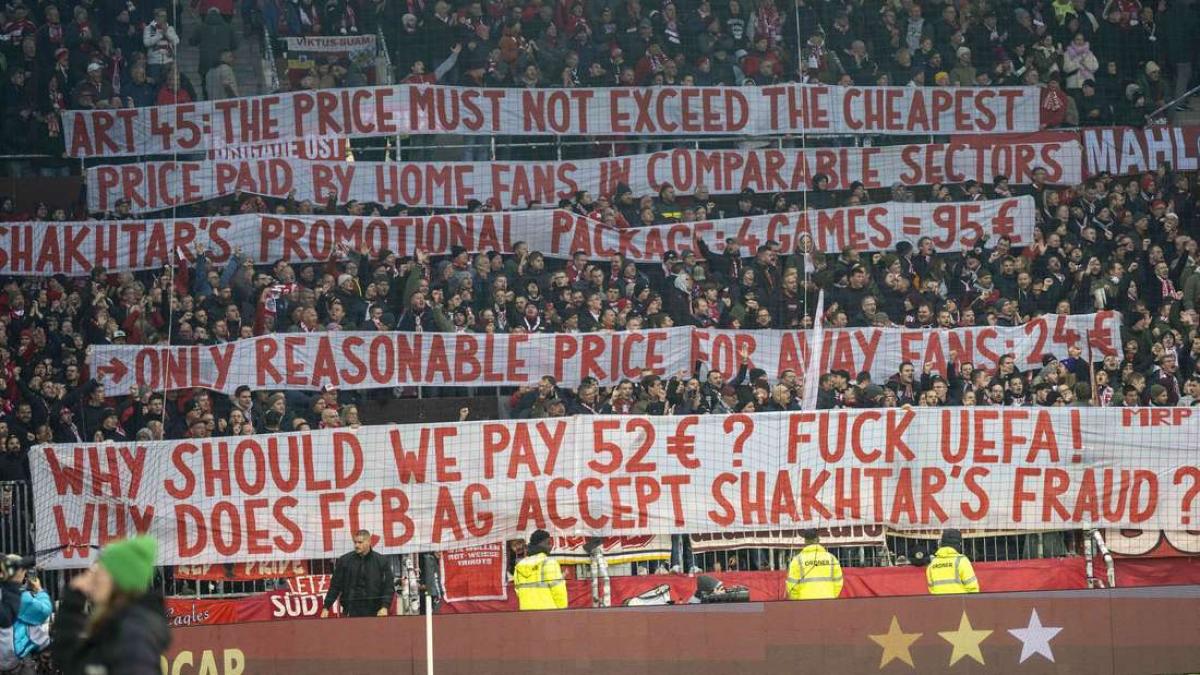 The boycott of Bayern fans lowers the price of visiting tickets against Shakhtar