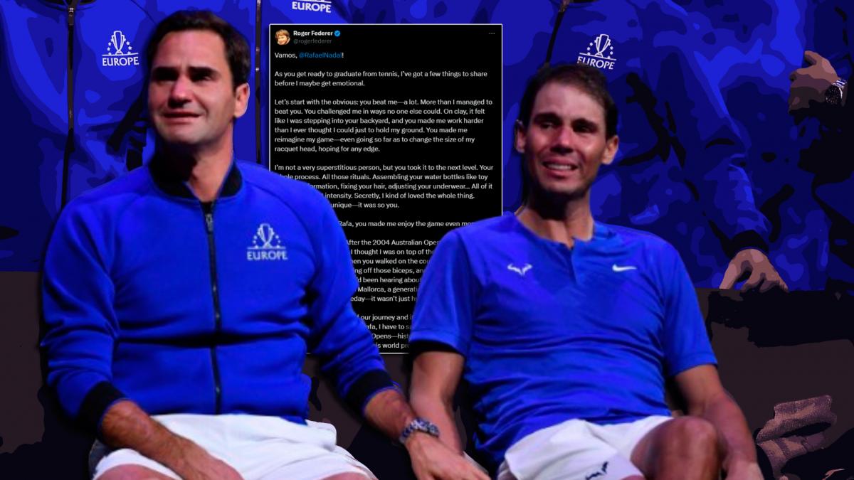 Preciosa carta de Federer a Nadal: &quot;El día que entraste con tu camiseta sin mangas en Miami...&quot;