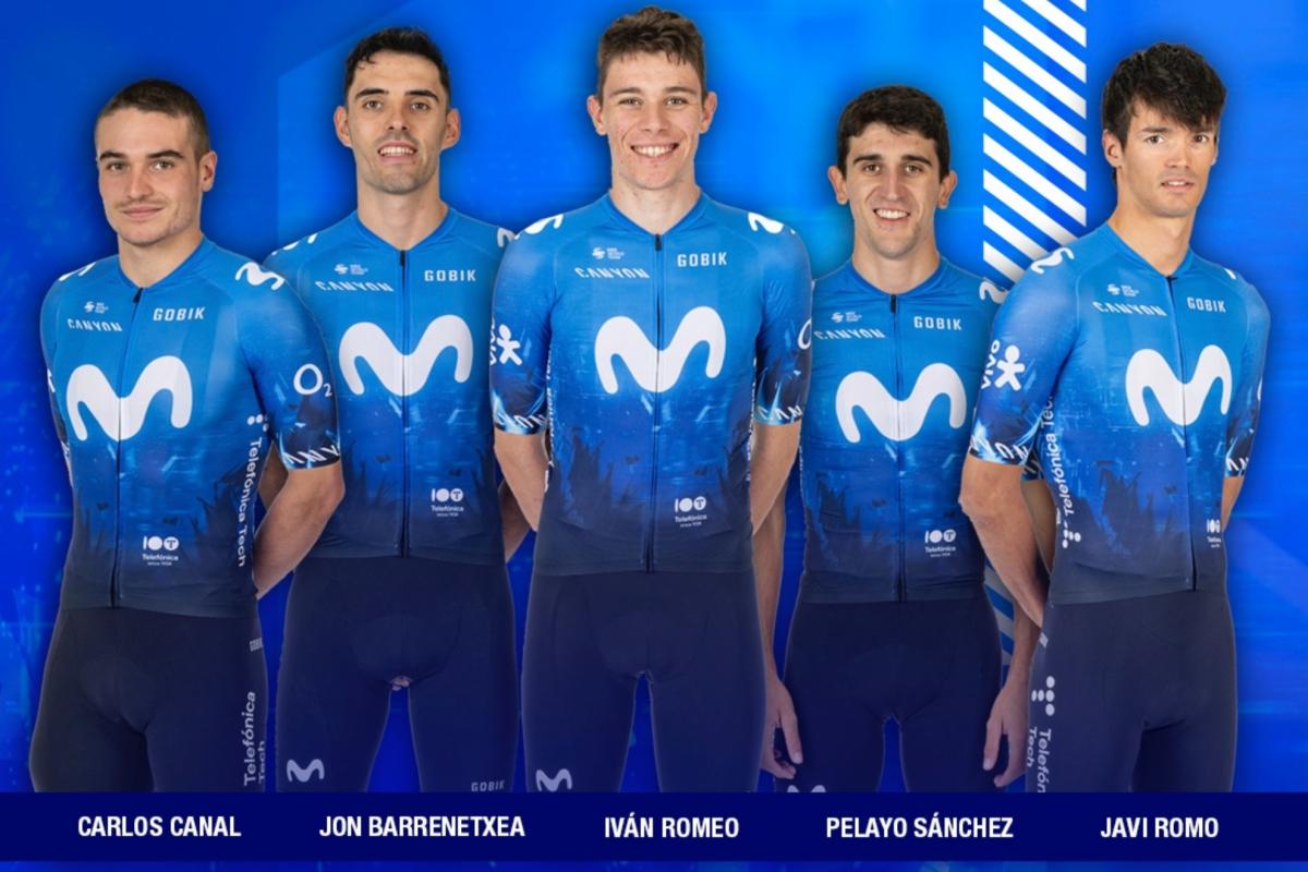 Movistar Team retiene su talento: Carlos Canal, Jon Barrenetxea, Iván Romeo, Pelayo Sánchez y Javi Romo, renovados