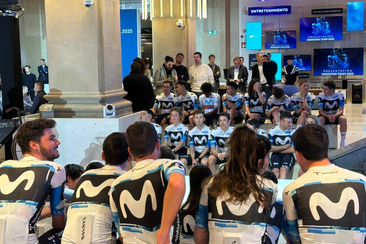 Movistar Team se presenta con tres  bombas 