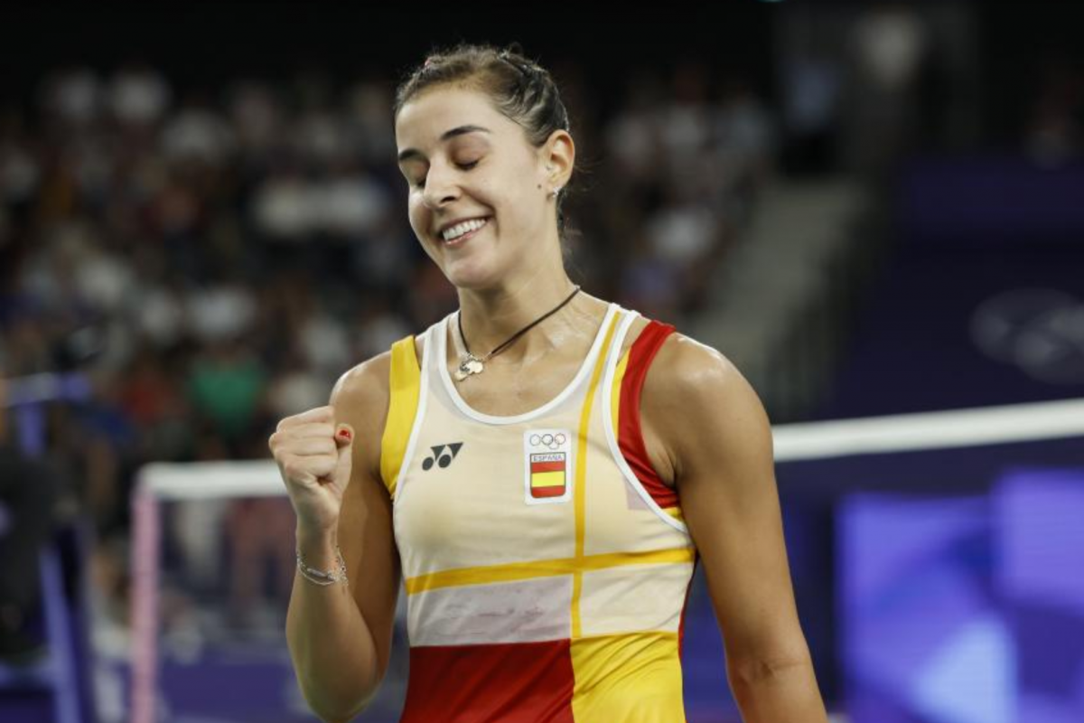 Carolina Marín contarás con un gigantesco mural en el Palacio de Deportes de Huelva