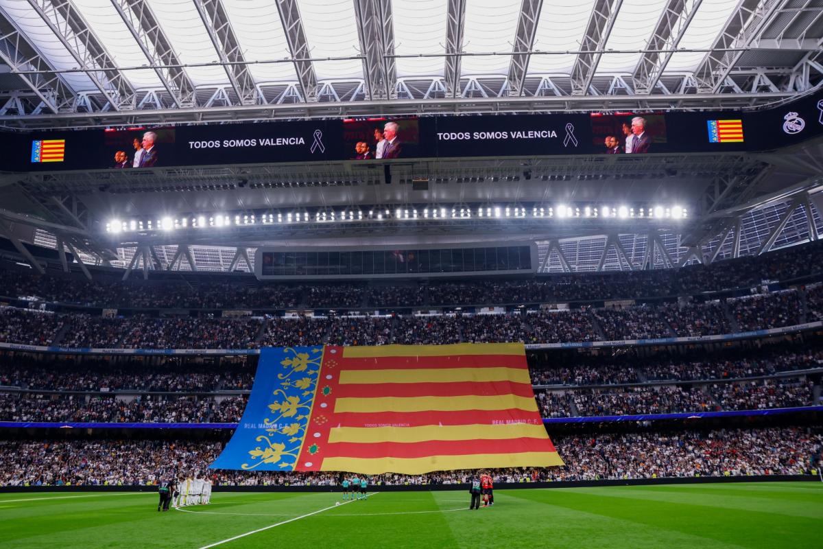 Valencia reconocerá lo hecho por el Real Madrid durante la Dana