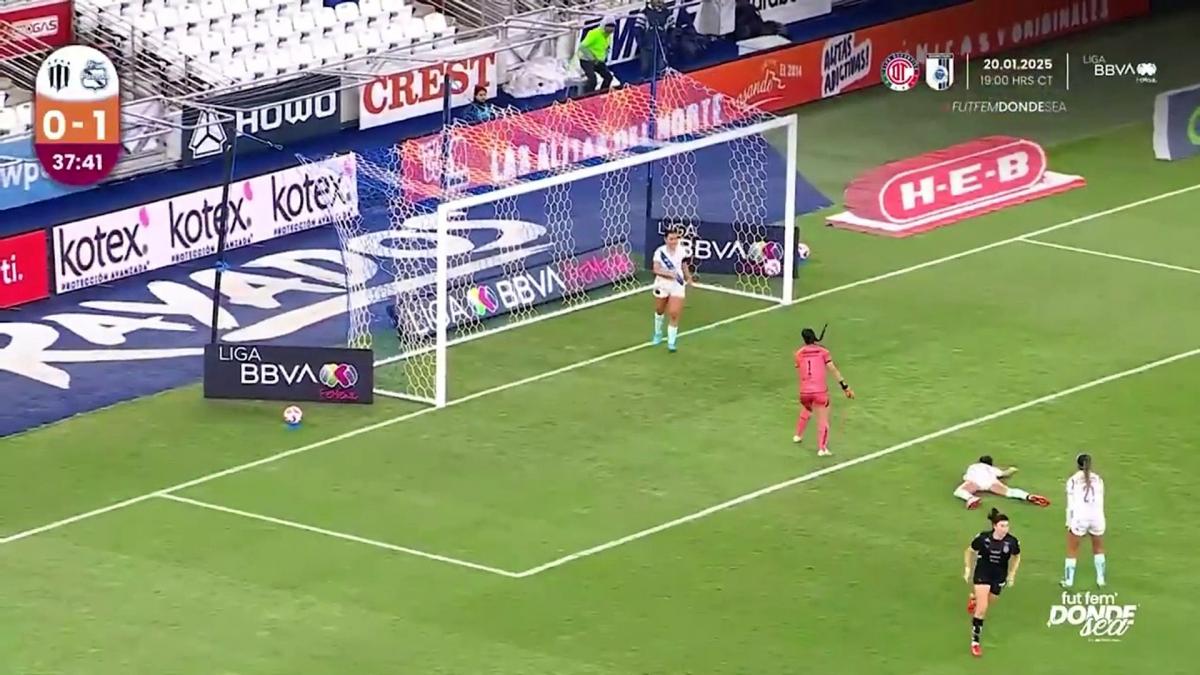 Hat trick de la española Lucía García en México: sus tres goles con las Rayadas