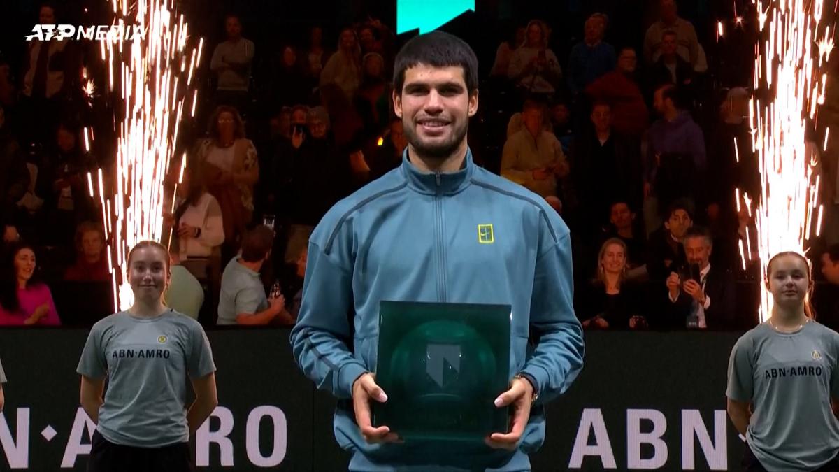 Carlos Alcaraz gana a De Miñaur y se lleva el ATP de Rotterdam