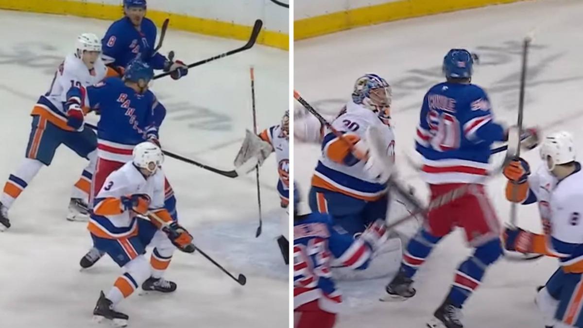 Sucedió en el 'derbi' del Madison Square Garden entre NY Rangers y los NY Islanders  Leer