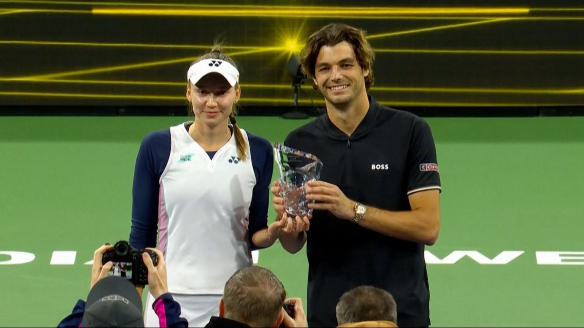 Taylor Fritz y Elena Rybakina ganan el título de la Einsenhower Cup 2025