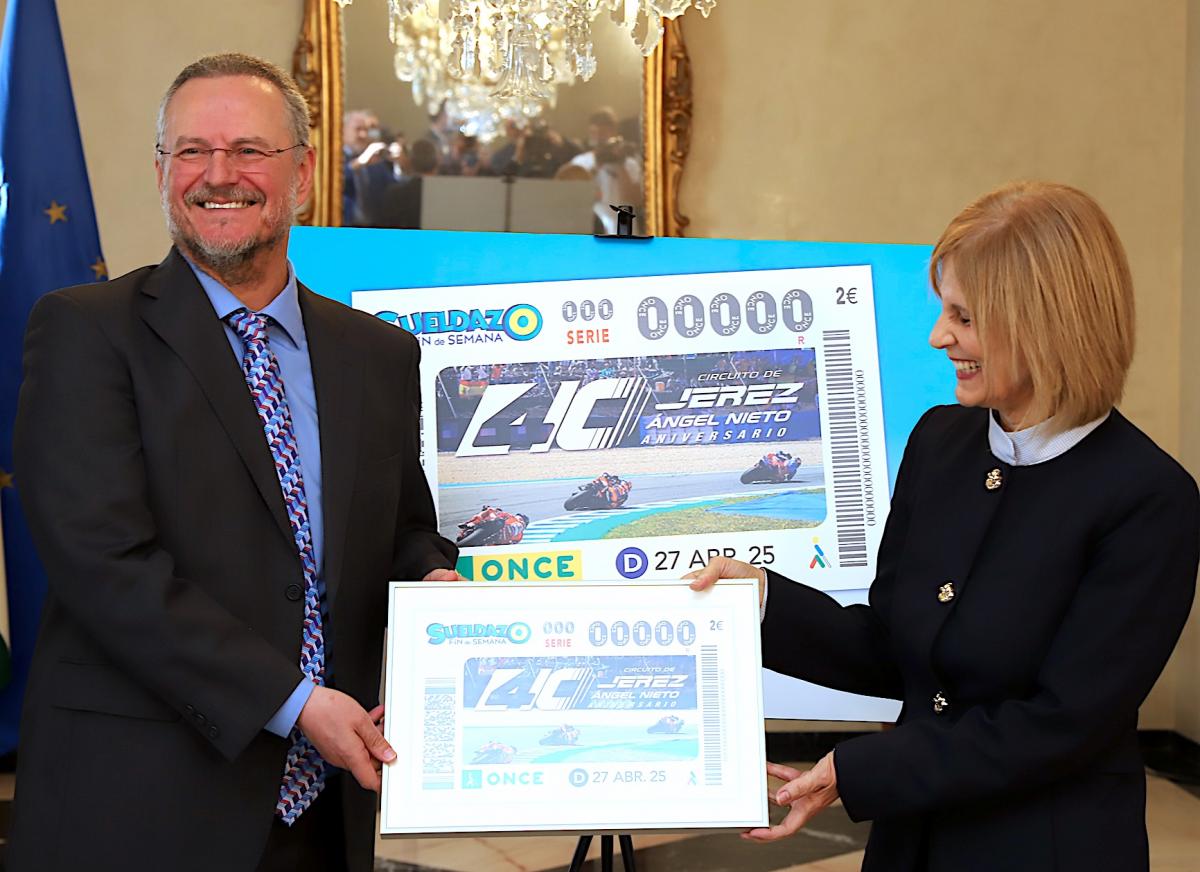 Cuatro décadas de pasión sobre ruedas: la ONCE homenajea al Circuito de Jerez en el GP de España