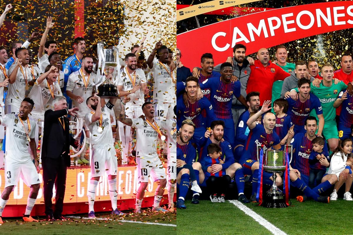 تفاصيل الجوائز المالية لبطل كأس الملك بين ريال مدريد وبرشلونة