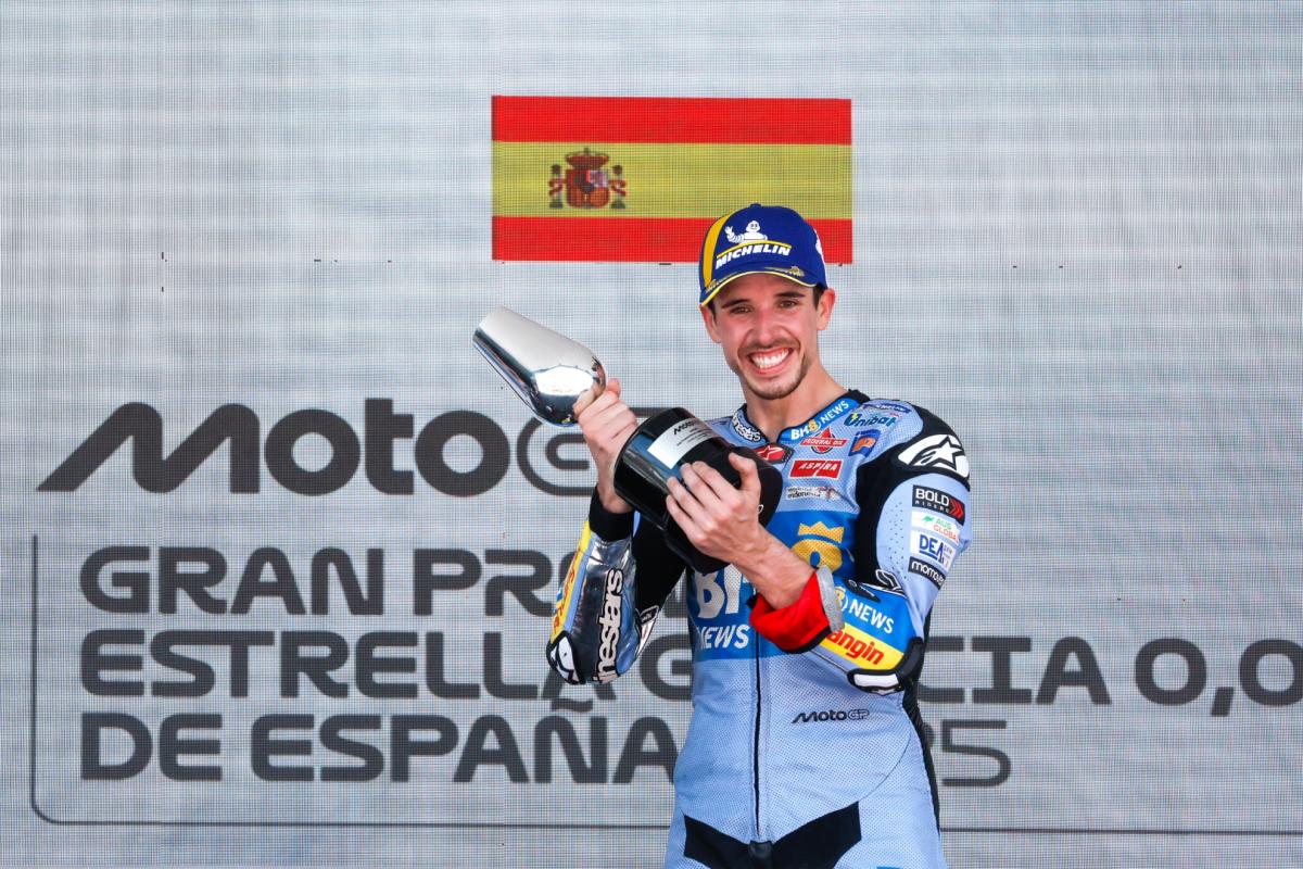 Las mejores imágenes de la primera victoria de Alex Márquez en el GP de España
