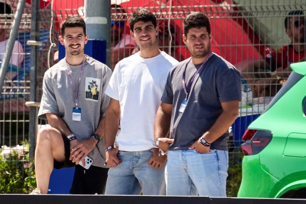 Alcaraz regresó a los entrenos el lunes y el fin de semana hará un test para saber si está listo para Roma